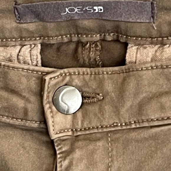 Women's Cargo Joe's Jeans- Olive Green - Picture 2 of 4